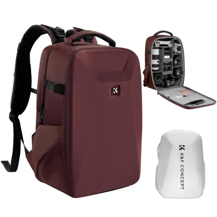 K&F Concept Mugursoma 22L Nature Wander 10 sarkana