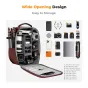 K&F Concept Mugursoma 22L Nature Wander 10 sarkana