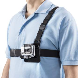 Sporta kameru aksesuāri - mantona chest strap for GoPro "light" 20245 - ātri pasūtīt no ražotāja