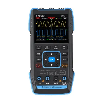 FNIRSI 2C53T 3-в-1 портативный осциллограф, мультиметр и генератор сигналов