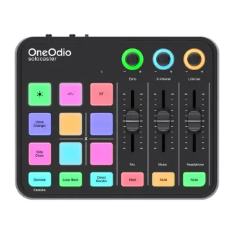 OneOdio Solocaster аудиомикшер и звуковая карта