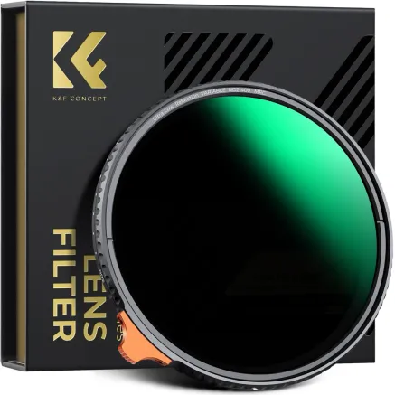 K&F Concept 82mm Ultra-zema atspoguļojuma mainīgais ND filtrs ND2-400