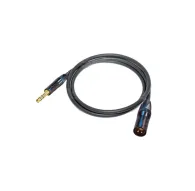L-2T2S microphone cable 6,0mm, XLR (M) / JACK TRS 6,3mm 3m, BLKL-2T2S microphone cable 6,0mm, XLR (M) / JACK TRS 6,3mm 3m, BLK