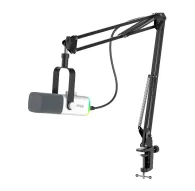 Fifine AM8TW gaming microphone with boom arm whiteFifine AM8TW gaming microphone with boom arm white