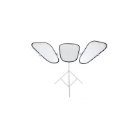 Lastolite Triflector MKII Набор из 3-х Панелей Серебристый/БелыйLastolite Triflector MKII Набор из 3-х Панелей Серебристый/Белый
