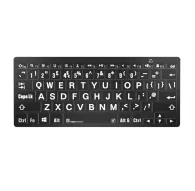 LogicKeyboard XLPrint Bluetooth Белый на Черном UK ПКLogicKeyboard XLPrint Bluetooth Белый на Черном UK ПК