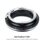 K&F Canon EOS EF uz Fuji GFX montāžas kameru adapters