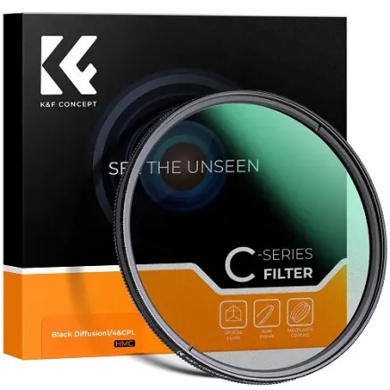 K&F Concept 58MM Multi-functional CPL+Black Mist 1/4 Filter