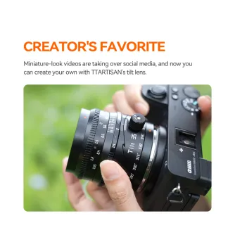 TTArtisan APS-C tilt 35mm f1.4 Sony E mount