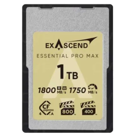 Exascend Essential Pro Max PCIe Gen4x1 CFexpress Type-A 4.0 1TB