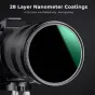 K&F Concept 82MM XN26 Nano-X Fixed ND1000 фильтр