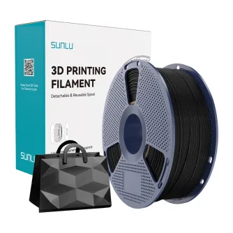 Sunlu TPU Silk Filament Melns