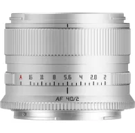 TTArtisan AF 40mm F2 Nikon Z mount SilverTTArtisan AF 40mm F2 Nikon Z mount Silver