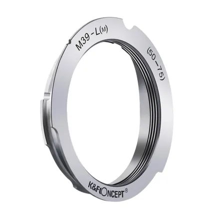 K&F Concept K&F M39 50mm/75mm Lenses to Leica M Camera Mount Adapter