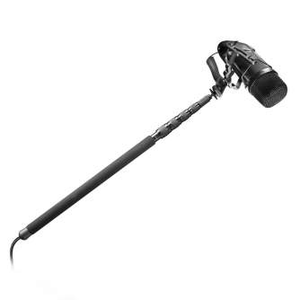 Accessories for microphones - walimex pro Boompole MicPipe hand pod for microphone 3 m - quick order from manufacturer