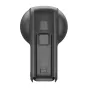 Silikona korpuss ar objektīva vāku PULUZ PU789B par DJI Osmo 360 melns