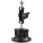 PULUZ Magic Arm Tripod Suction Cup Holder Black
