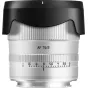 TTArtisan APS-C AF75mm F2 L Sudrabs