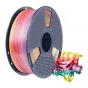 Sunlu PLA+ Silk Filament Rainbow 01 - 1.75mm, 1kg, low shrinkage, rainbow gradie