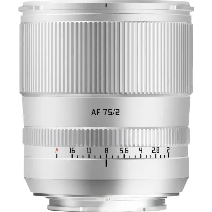 TTArtisan APS-C AF75mm F2 Sony E Silver