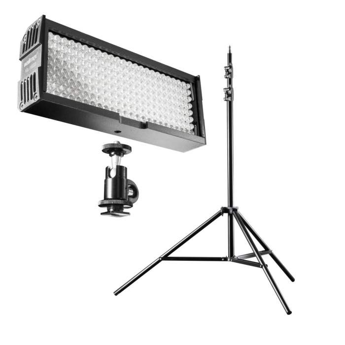 LED Gaismas paneļi - walimex pro lightning set video set up 192 - ātri pasūtīt no ražotāja