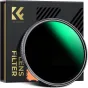 K&F Concept 77mm Ultra-zems atspulgs mainīgais ND filtrs ND2-400