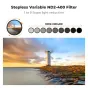 K&F Concept 77mm Ultra-Low Reflection Variable ND Filter ND2-400