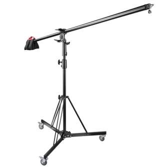 Boom Light Stands - walimex pro Wheeled Boom Stand with Counterweight - quick order from manufacturer