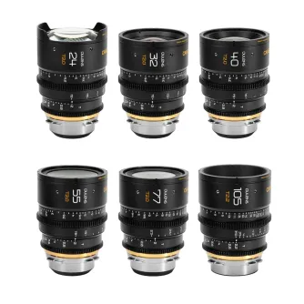 Dulens APO Cambrian Prime 6 Lens Kit PL Mount Black Metric