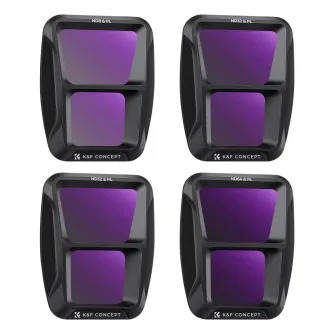 K&F Concept DJI Air 3 ND/PL 2 in 1 Filtru Komplekts 4pcs
