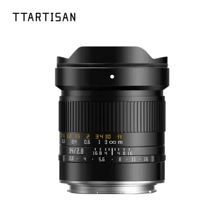 TTArtisan MF-FF14mm F2.8 L Melns