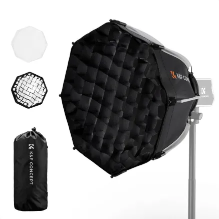 K&F Concept 40cm mini Bowens astoņstūra Softbox