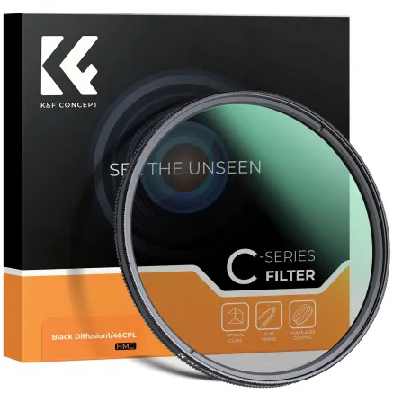 K&F Concept 43MM Multi-funkcionālais CPL+Black Mist 1/4 filtrs