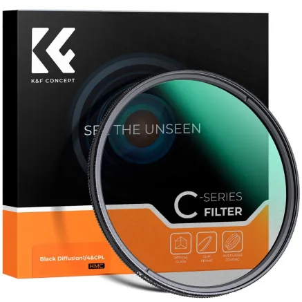 K&F Concept 46MM Multi-functional CPL+Black Mist 1/4 Filter