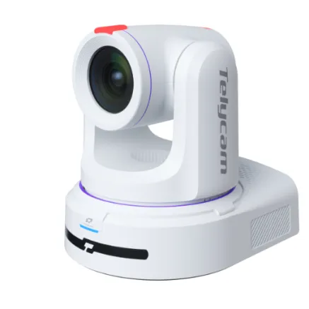 TelyCam Explore white - 4K60 PTZ camera with 20x zoom, NDI support