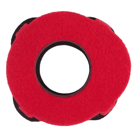 ARRI Special Fleece Eye Cushion Red - Soft fleece, foam core, fits ARRI, Blackmagic,