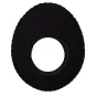 Eyecushion OVAL M Fleece Black