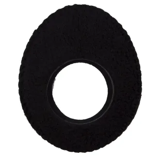 Eyecushion OVAL M Fleece Black - Comfortable fleece eyecushion for professional 