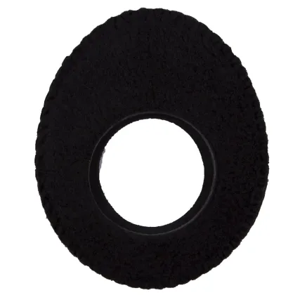 Eyecushion OVAL M Fleece Black - Comfortable fleece eyecushion for professional 