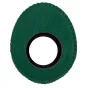 Eyecushion OVAL M Fleece Green Grass - Ergonomic design, soft fleece, compatible 