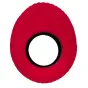 Eyecushion OVAL M Fleece Red