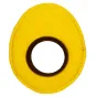 Eyecushion OVAL M Fleece Yellow - Warm fleece eyecushion for professional camera