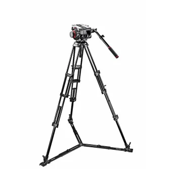 Manfrotto 509HD 545GBK - fluid head & aluminum tripod, 13.5 kg payload