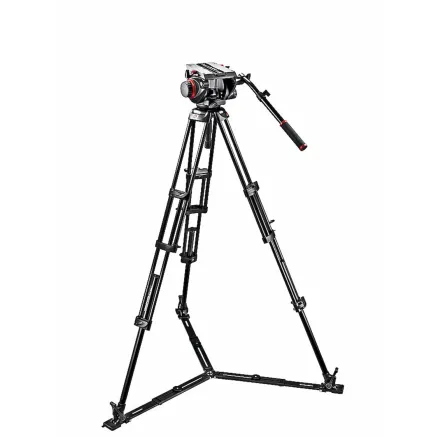 Manfrotto 509HD 545GBK - fluid head & aluminum tripod, 13.5 kg payload