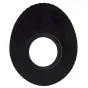 Eyecushion OVAL M Mikrošiedra Melna