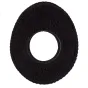 Eyecushion OVAL S Fleece Black - Soft fleece eyecushion for viewfinders