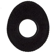 Eyecushion OVAL S Fleece Black - Soft fleece eyecushion for viewfindersEyecushion OVAL S Fleece Black - Soft fleece eyecushion for viewfinders