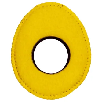 Eyecushion OVAL S Fleece Yellow