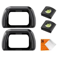 K&F Concept FDA-EP18 Kit - Viewfinder eyecups, hot-shoe levels, cleaning clothK&F Concept FDA-EP18 Kit - Viewfinder eyecups, hot-shoe levels, cleaning cloth