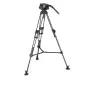 Manfrotto 509 Video Head with 645 Fast Twin Carbon Tripod